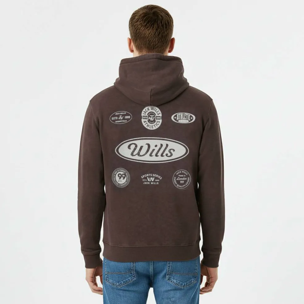 Men's Americano Cotton Long Sleeve Hoodie