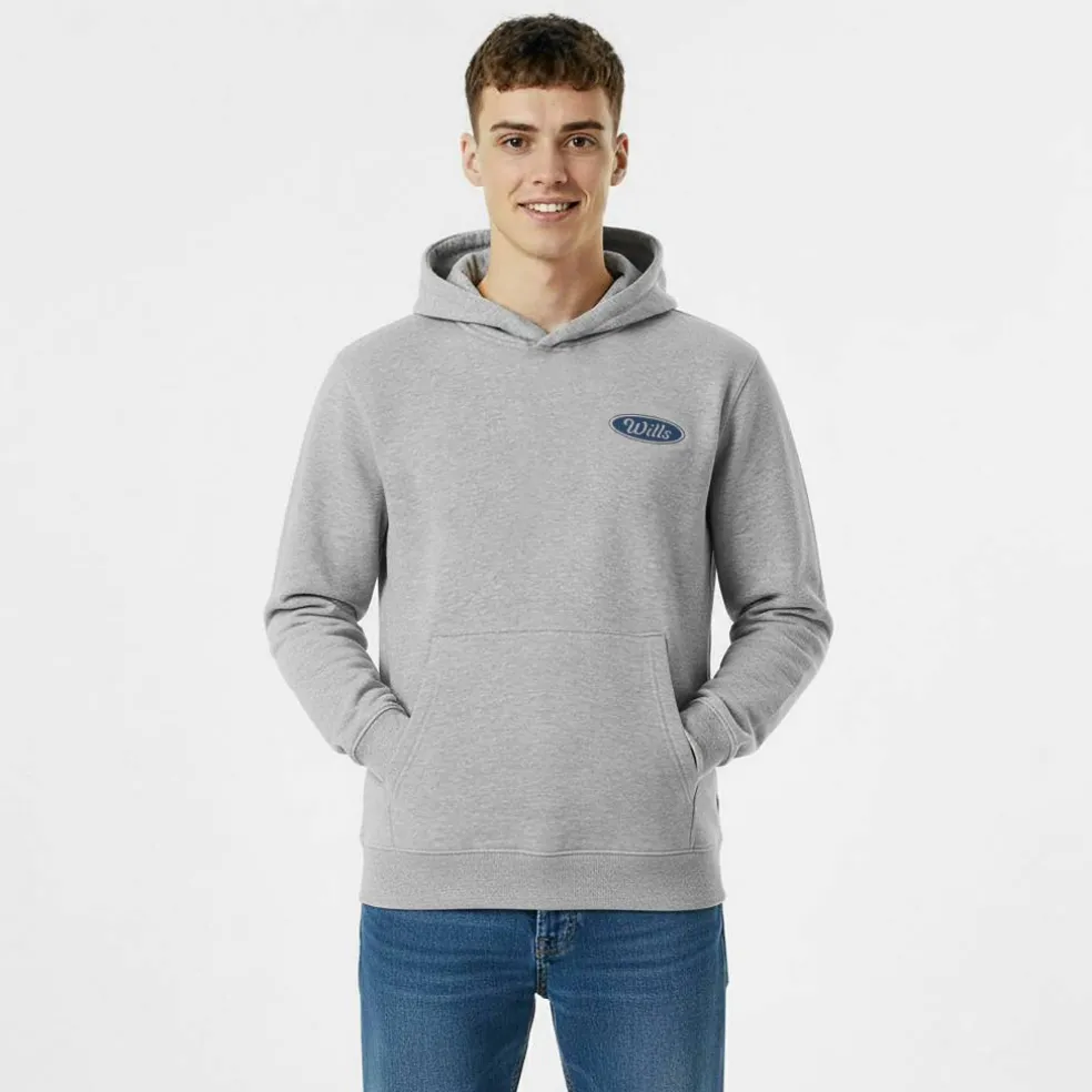 Men's Americano Cotton Long Sleeve Hoodie