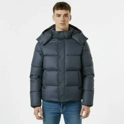 Men's Appledore Water and Wind Resistant Hooded Short Puffer Jacket