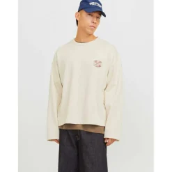 Men's Back Panel Crew Neck Sweatshirt
