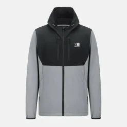Mens Base Camp Windproof DWR Long Sleeve Softshell Jacket