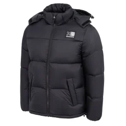 Men's Base Camp Wind Resistant Duck Down Detachable Hood Long Sleeve Down Jacket