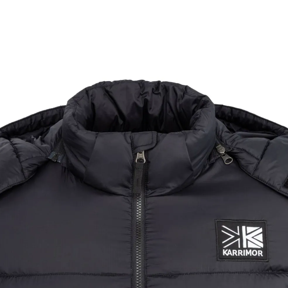 Men's Base Camp Wind Resistant Duck Down Detachable Hood Long Sleeve Down Jacket