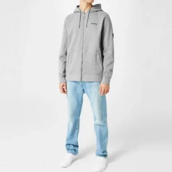 Mens Brunel Full Zip Fleece Hoodie