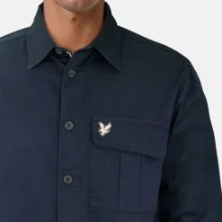 Men's Brushed Button-Through Overshirt