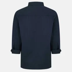 Men's Brushed Button-Through Overshirt
