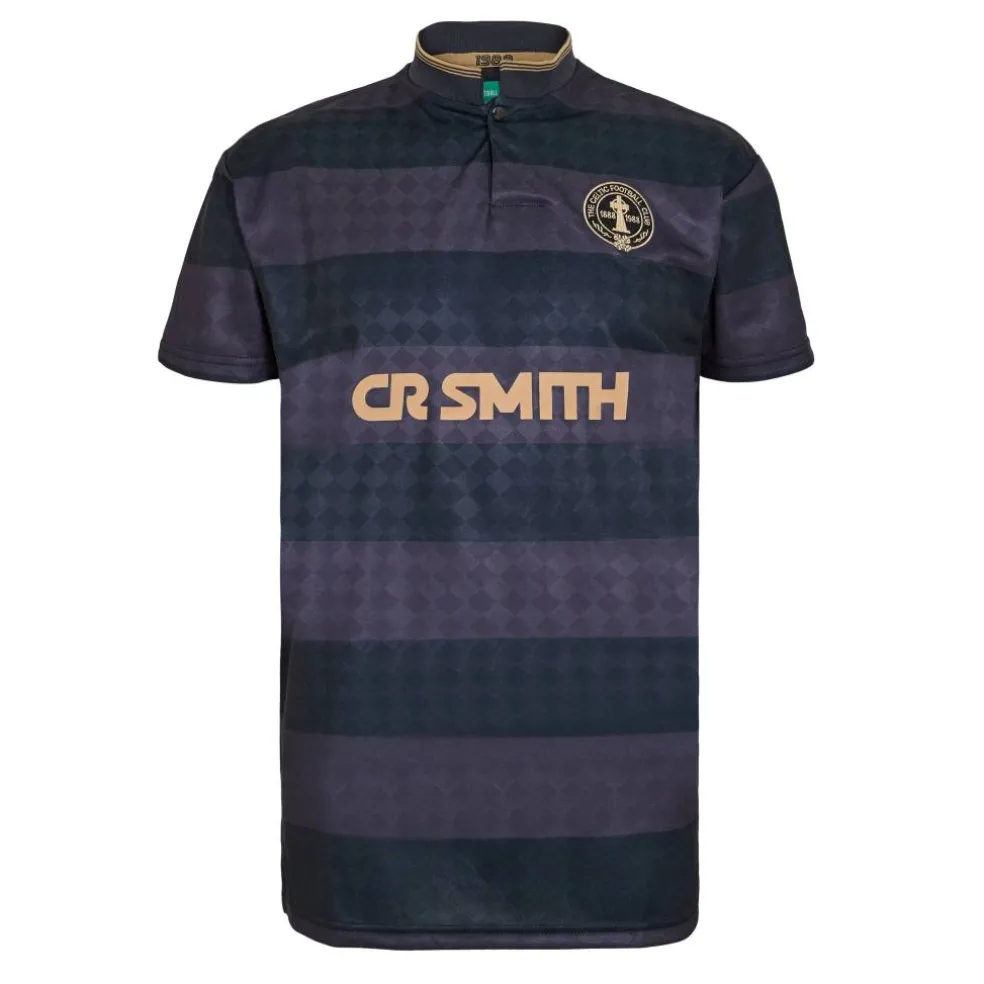 Men's Celtic Gold Licensed Retro Football Shirt