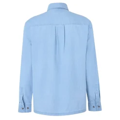 Men's Chambray Long Sleeve Denim Shirt