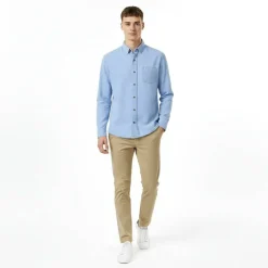 Men's Chambray Long Sleeve Denim Shirt
