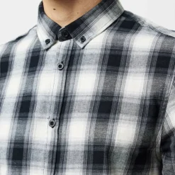 Men's Cheque Long-Sleeve Patterned Shirt