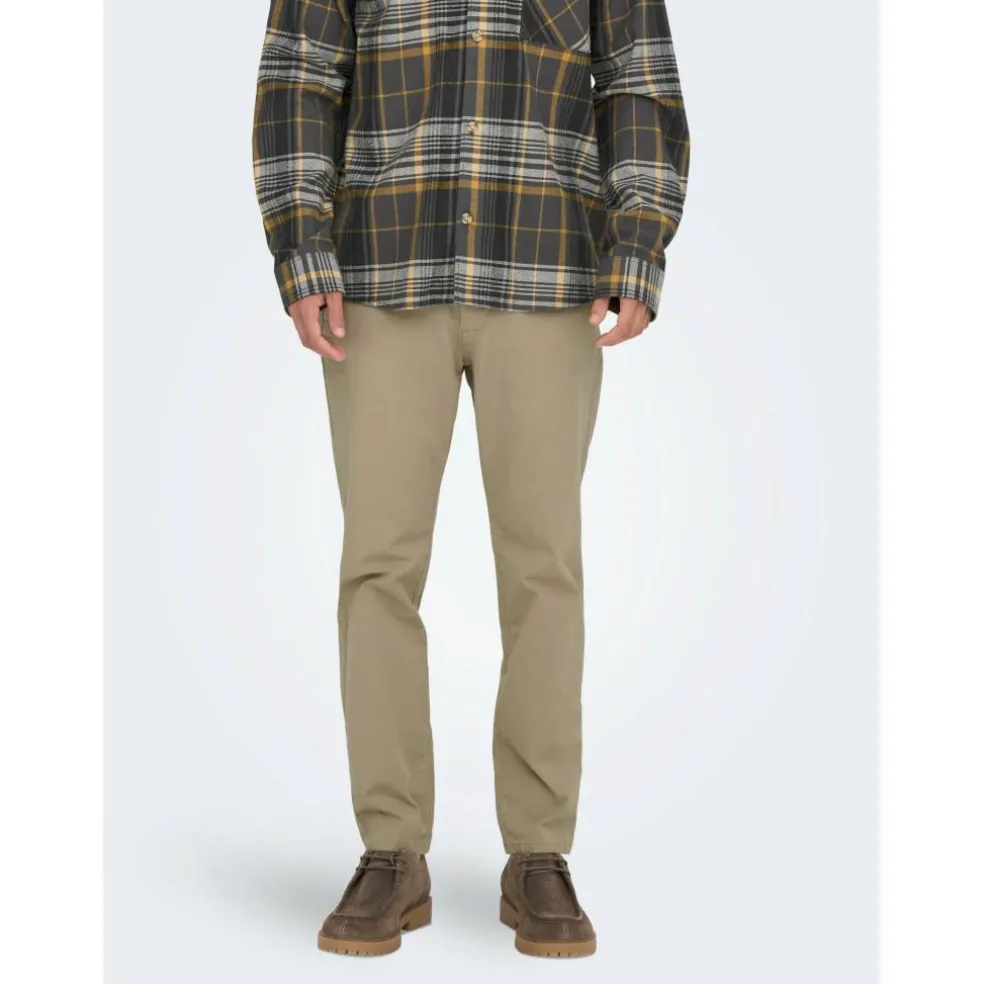 Men's Chino Straight Leg Trousers