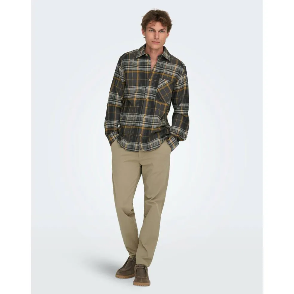 Men's Chino Straight Leg Trousers