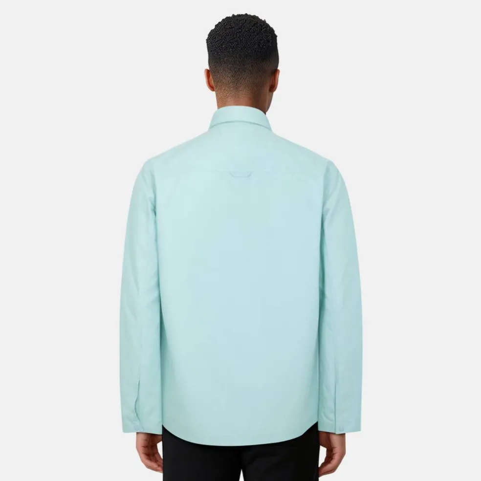 Men's Cotton Long Sleeve Zip Overshirt