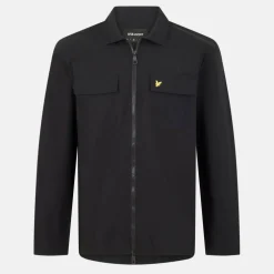 Men's Cotton Long Sleeve Zip Overshirt