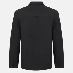Men's Cotton Long Sleeve Zip Overshirt