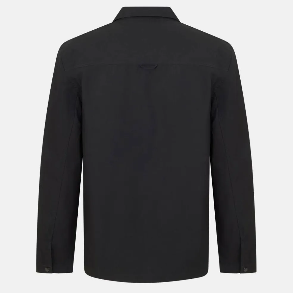Men's Cotton Long Sleeve Zip Overshirt