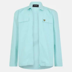 Men's Cotton Long Sleeve Zip Overshirt