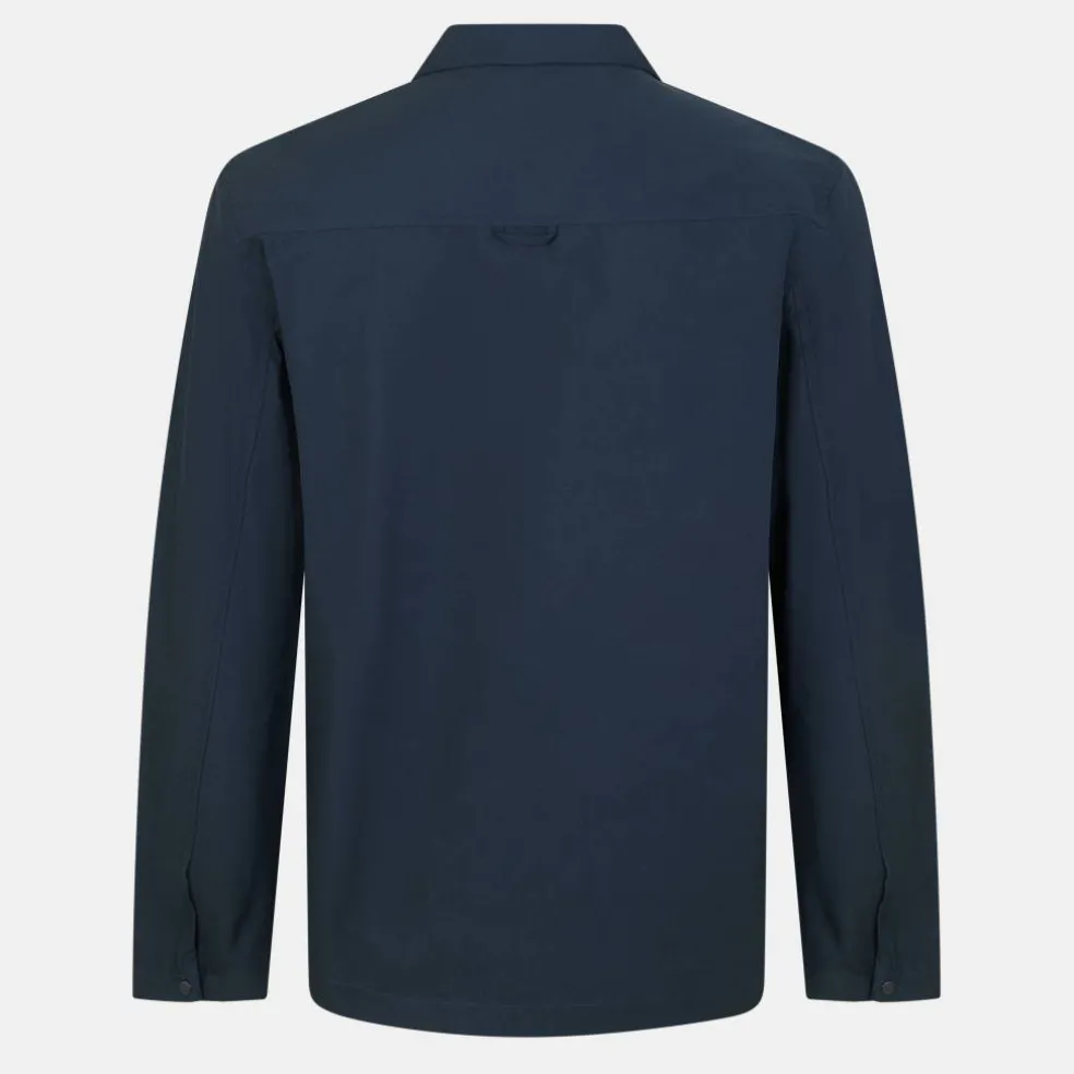 Men's Cotton Long Sleeve Zip Overshirt