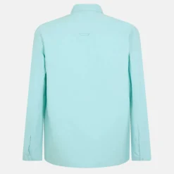 Men's Cotton Long Sleeve Zip Overshirt
