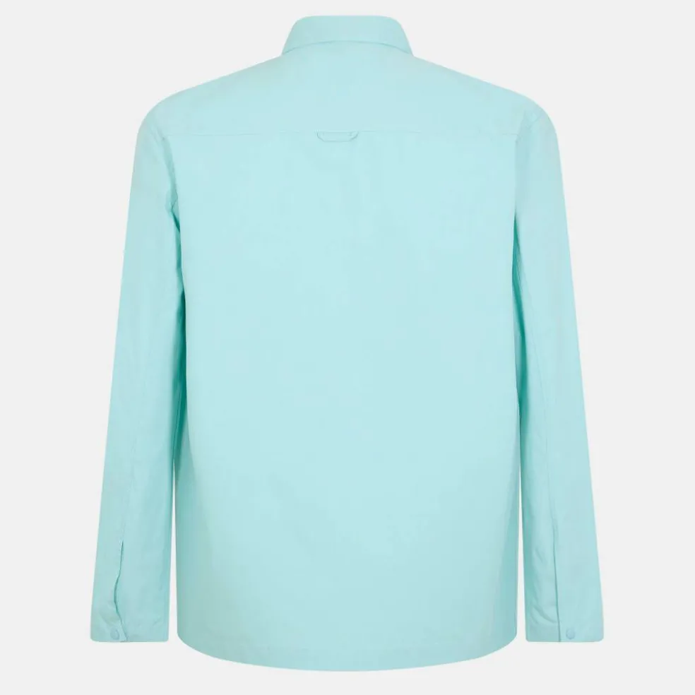 Men's Cotton Long Sleeve Zip Overshirt