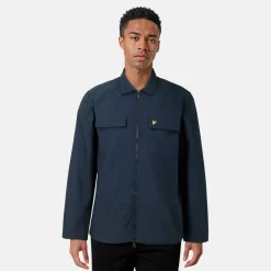 Men's Cotton Long Sleeve Zip Overshirt