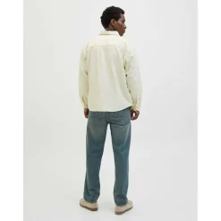 Men's Denim Long Sleeve Plain Shirt
