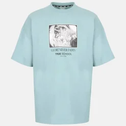 Men's D Print Cotton Short Sleeve T-Shirt
