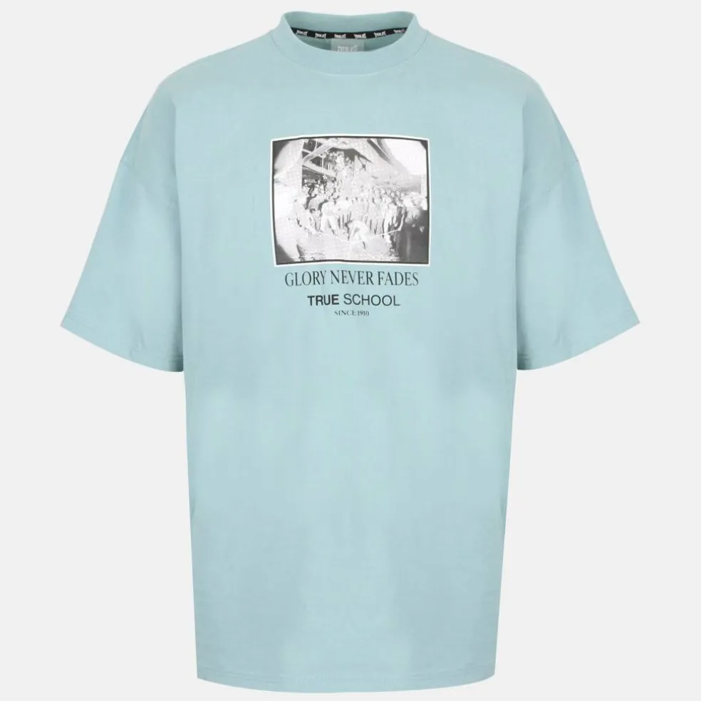 Men's D Print Cotton Short Sleeve T-Shirt