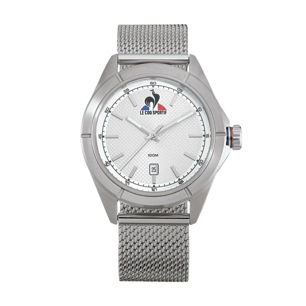 Men's Essentiel Grey Stainless Steel Digital Watch