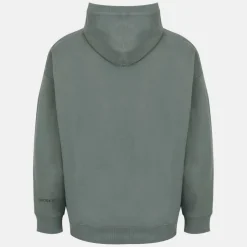 Men's Flocked Cotton Long Sleeve Oversized Fit Hoodie