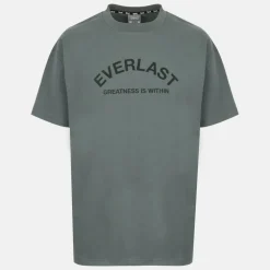 Men's Flocked Cotton Short Sleeve Crew Neck T-Shirt