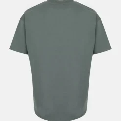 Men's Flocked Cotton Short Sleeve Crew Neck T-Shirt