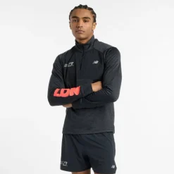 Men's Heat Grid Long-Sleeve Performance Running Top