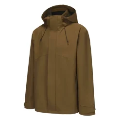 Men's Hooded DWR Long Sleeve Waterproof Jacket