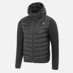 Men's Hooded Full Zip Long Sleeve Hybrid Jacket