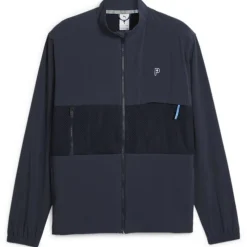 Men's Jacquard Polo Performance Golf Jacket