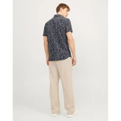 Men's JJ Floral Print Short-Sleeve Shirt
