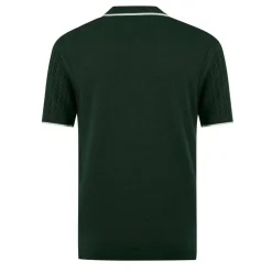 Men's JW Braid Knitted Short-Sleeve Polo Shirt