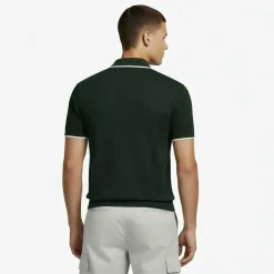 Men's JW Braid Knitted Short-Sleeve Polo Shirt