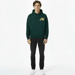 Men's JW Felt Applique Hoodie