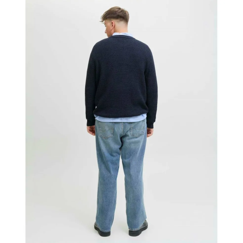 Men's Knitted Crew Neck Jumper