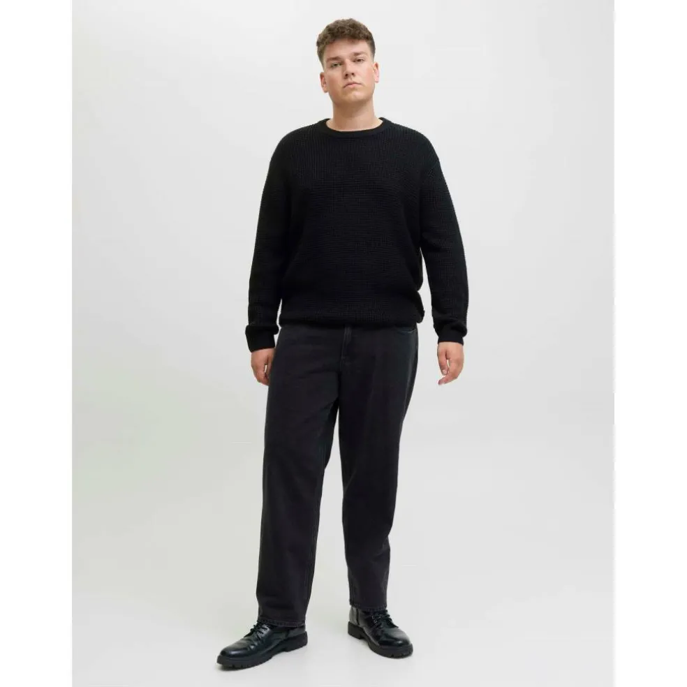 Men's Knitted Crew Neck Jumper