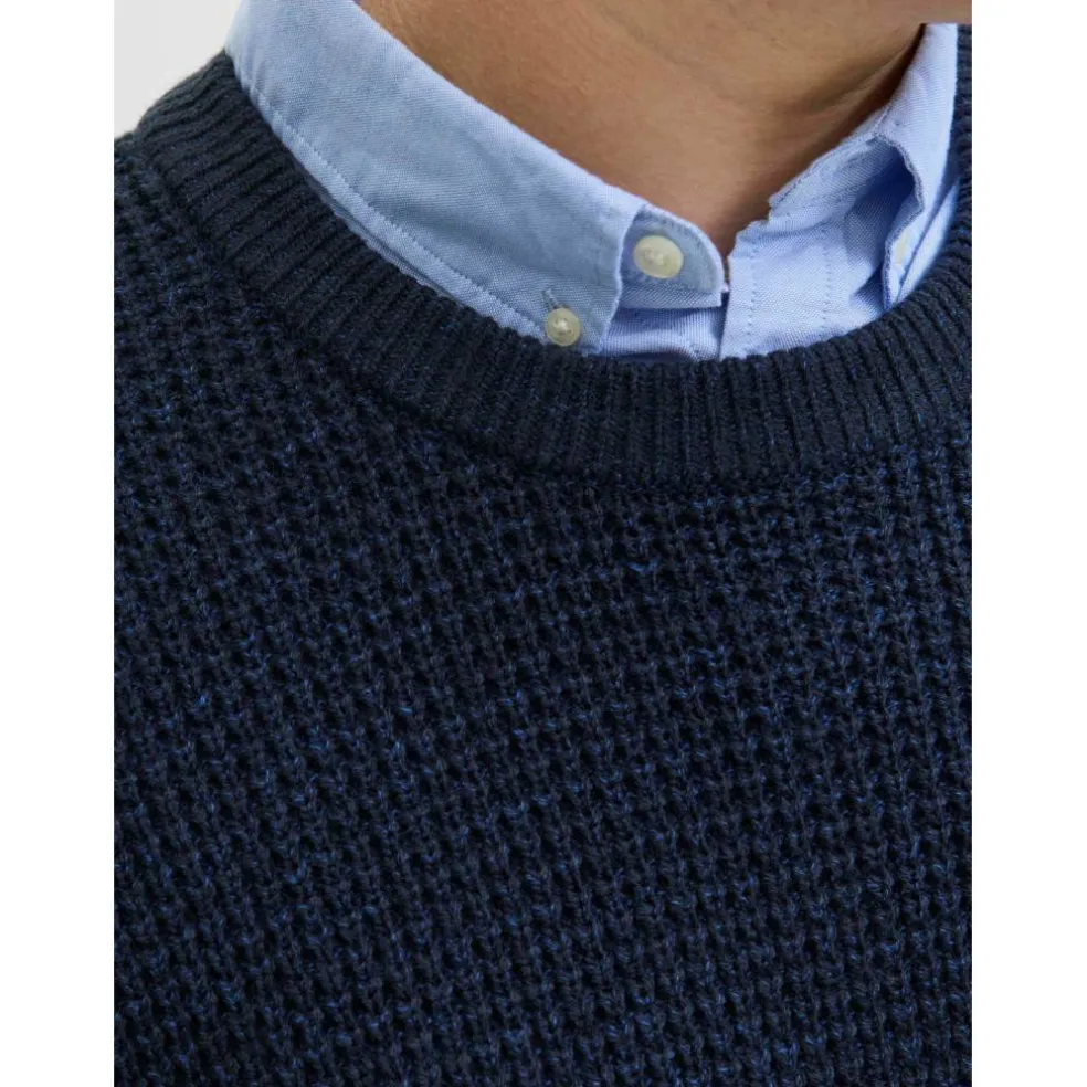 Men's Knitted Crew Neck Jumper