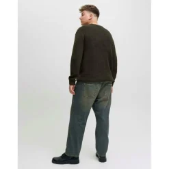 Men's Knitted Crew Neck Jumper