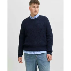 Men's Knitted Crew Neck Jumper