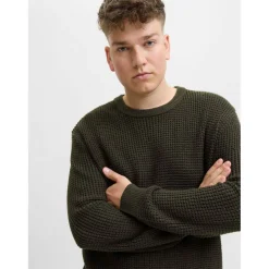 Men's Knitted Crew Neck Jumper