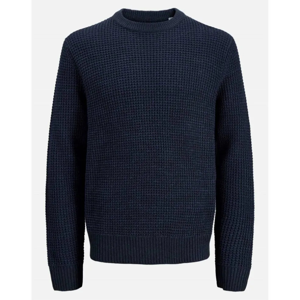 Men's Knitted Crew Neck Jumper