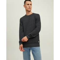 Men's Knitted Crew Sweatshirt