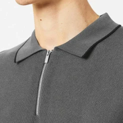 Mens Knitted Polo