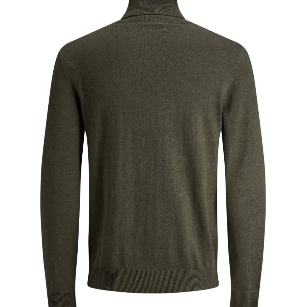 Men's Knitted Roll Neck Jumper